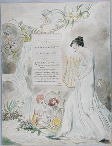 De vooruitgang van de poëzie, ontwerp 43 uit De Gedichten van Thomas Gray, 1797-98